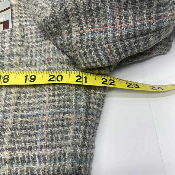 Oakton Ltd Men’s 100% Wool Blazer 42R Gray Single Vent 2 Button CLASSIC - Picture 12 of 14